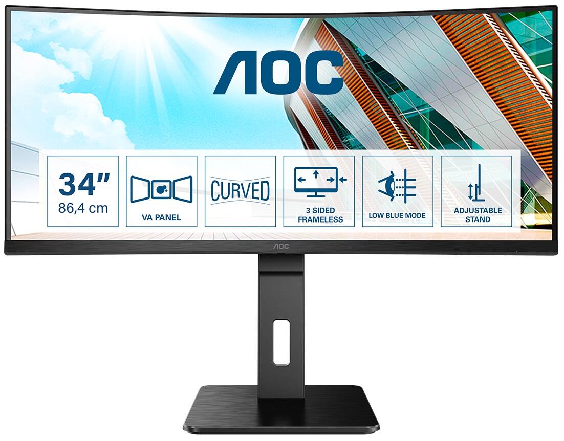 AOC CU34P2A Curved-Monitor 86,4cm (34 Zoll) AOC CU34P2A Curved-Monitor 86,4cm (34 Zoll)